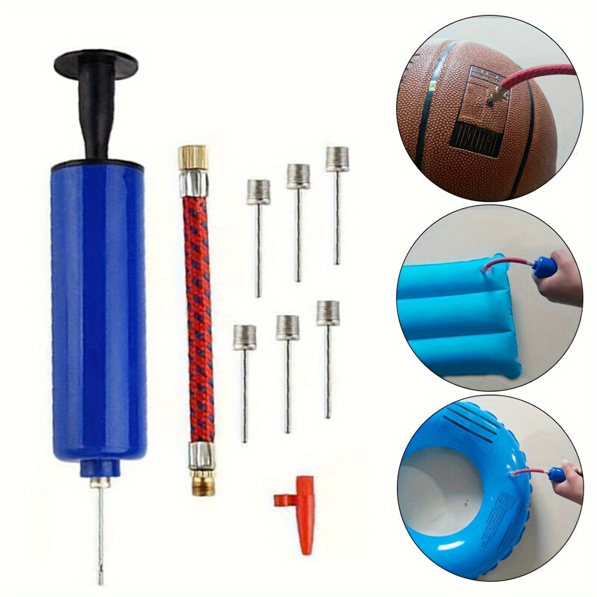 Sport Ball Inflating Pump Needle For Football Basketball - Temu