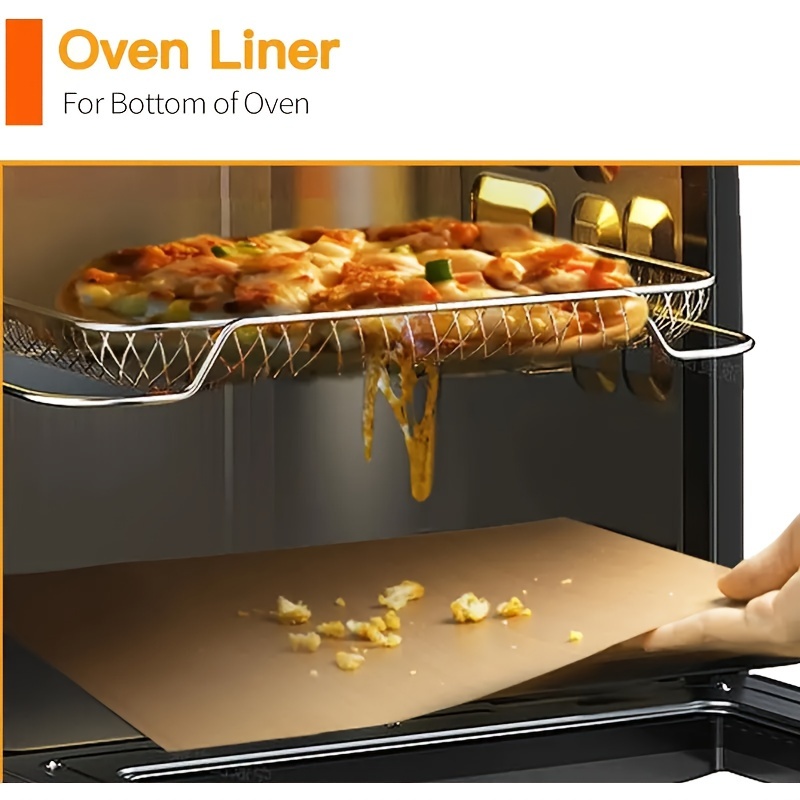 Heavy Duty Nonstick Teflon Oven Liners Reusable Heat - Temu