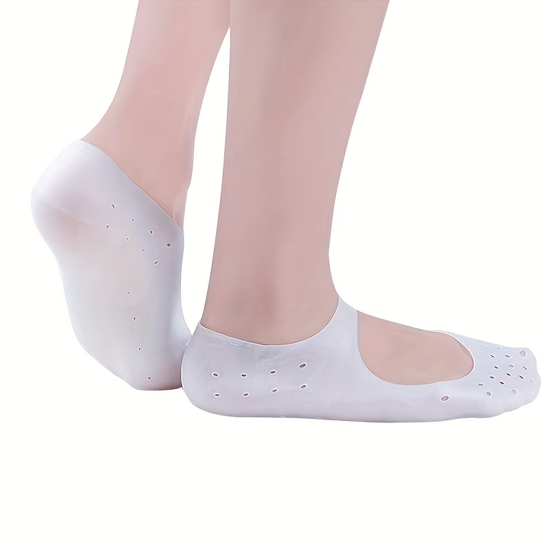 2 Pairs Of Silicon Moisturizing Socks – WHITAGE