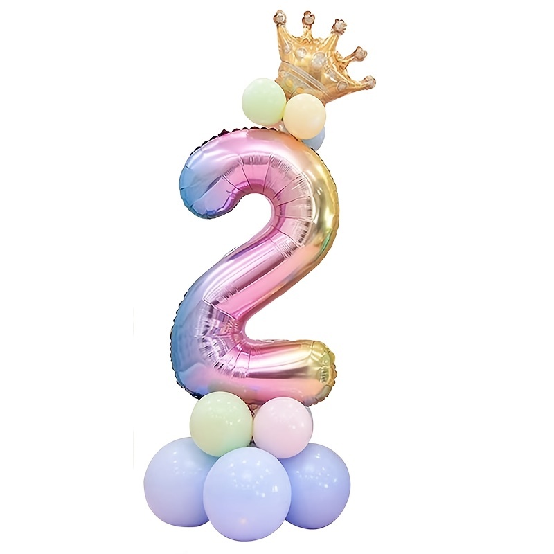 Ballon licorne pastel géant pour anniversaire