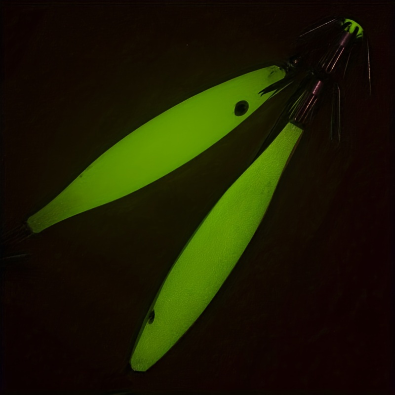  BESPORTBLE 3pcs Octopus Squid Hook Glow in The Dark