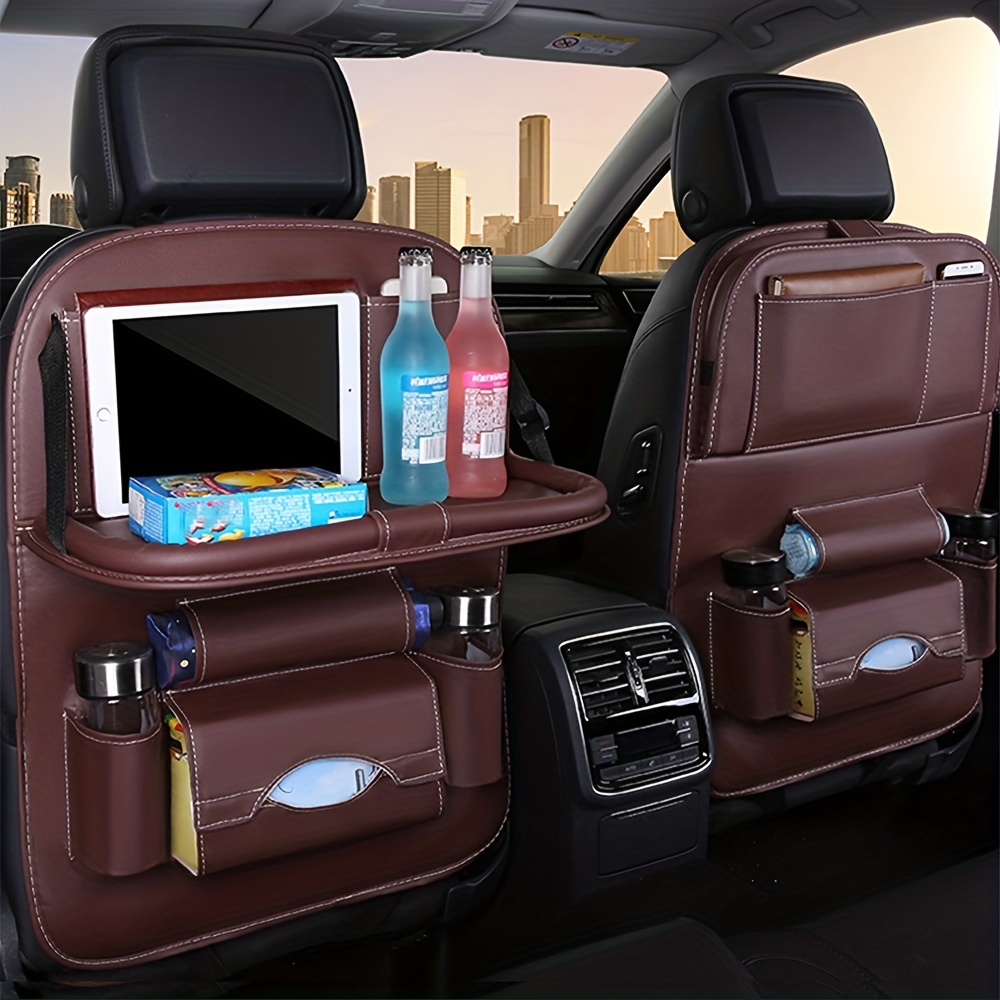 Sac de rangement de Luxe pour dossier de siège de voiture pour boissons,  livres, iPad