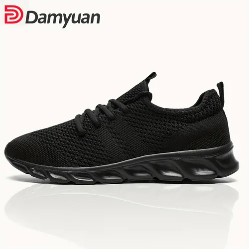 Men's Trendy Knit Breathable Lightweight Casual Shoes Outdoor Walking ...