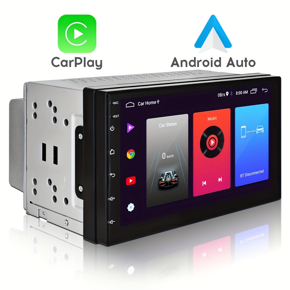 7 pulgadas 2 Din Android Auto Carplay Universal Car Radio - Temu