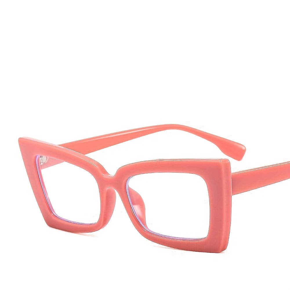 1pc Leopard Print Square Frame Anti-blue Light Women's Glasses For