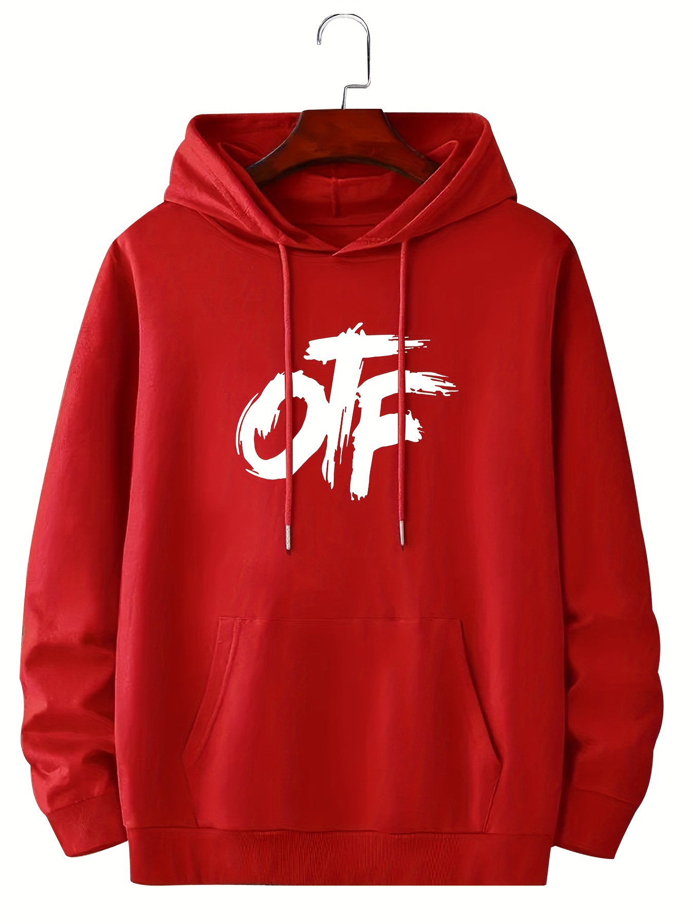 Men Graphic Hoodie Fashion Casual Chic Men And Women Velvet Padded Hooded Sweatshirt