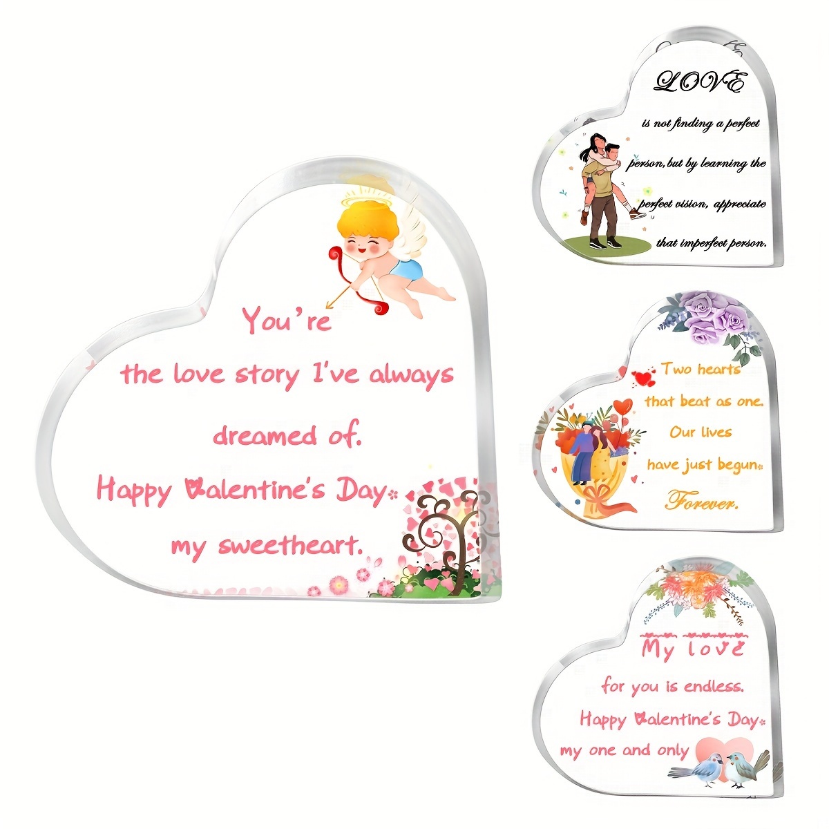 Acrylic Heart Plaque gifts For Boyfriend Boyfriend Birthday - Temu United  Arab Emirates