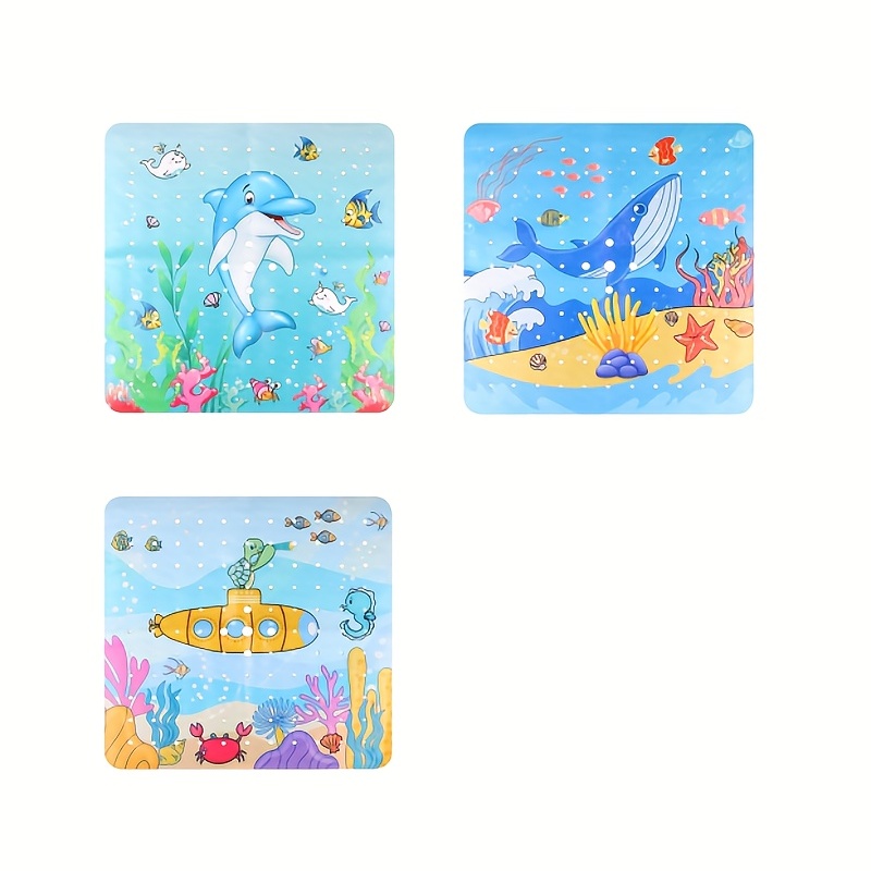 Cartoon Baby Small Bath Mat Non Slip Kids Shower Mats Anti - Temu