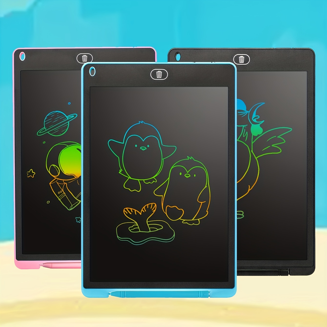 Tablette enfants avec écran tactile lcd protection des yeux