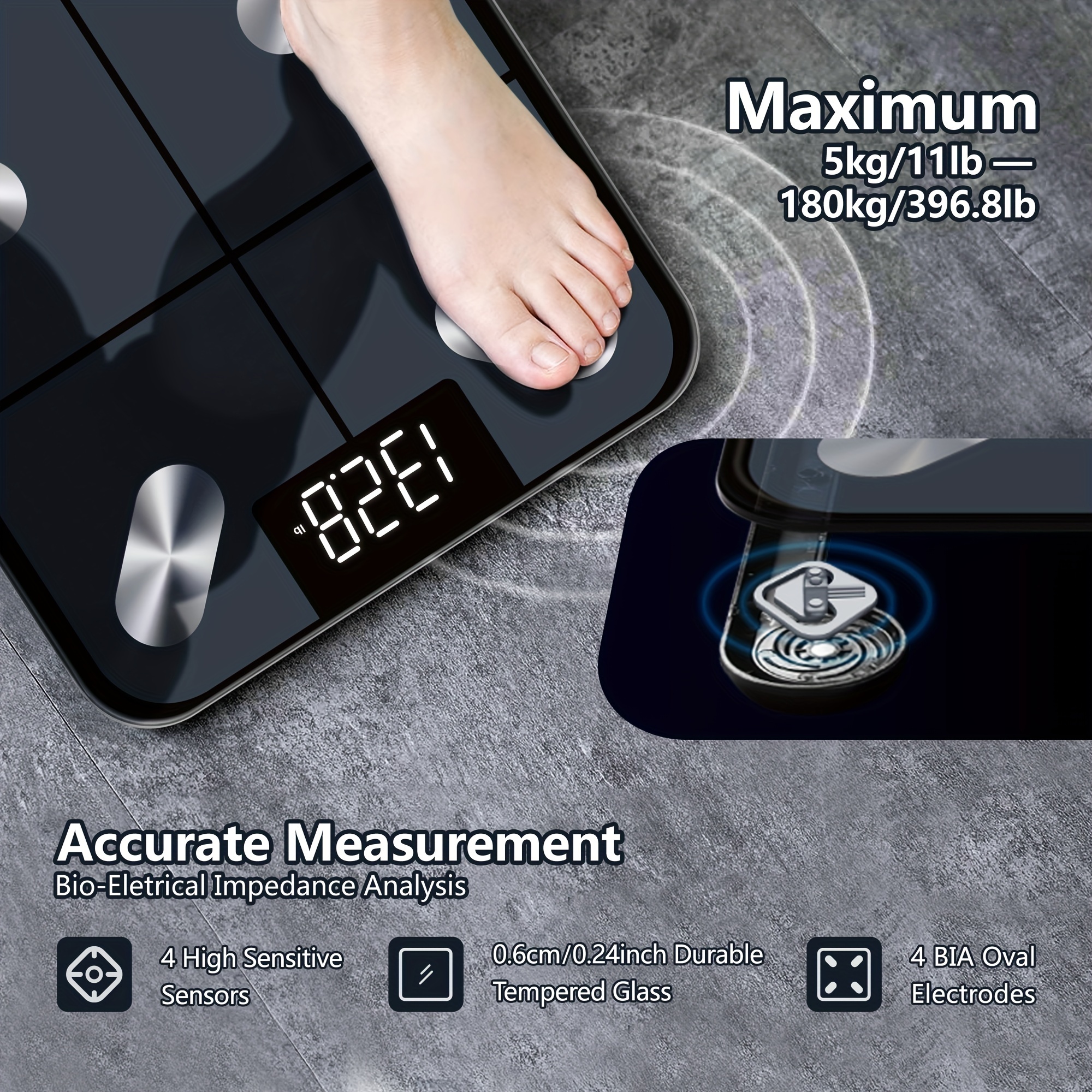Digital Body Weight Scale Reliable Results With High - Temu