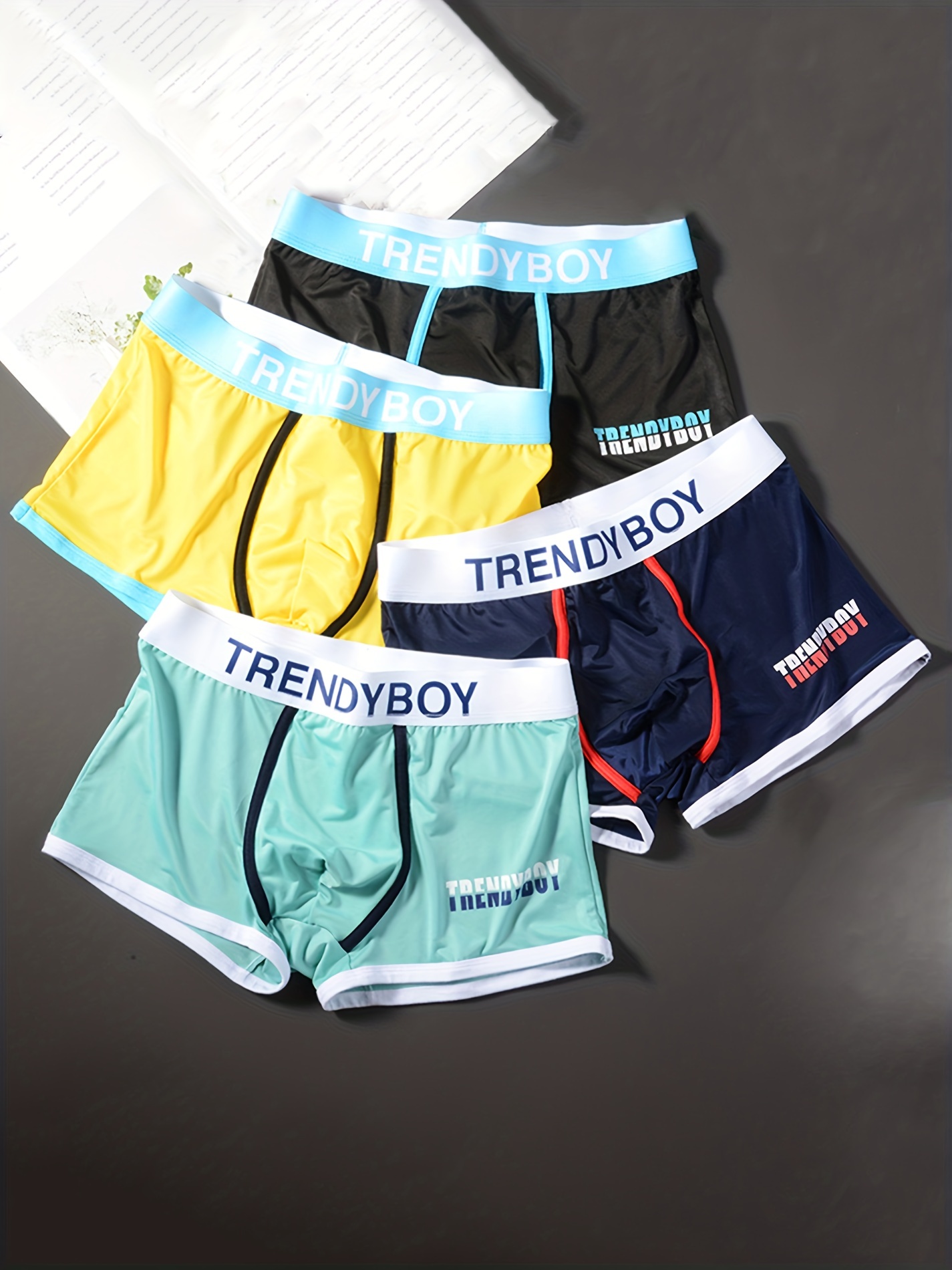 Men's Underpants Teenagers Men's Underpants Boxer Trendy - Temu