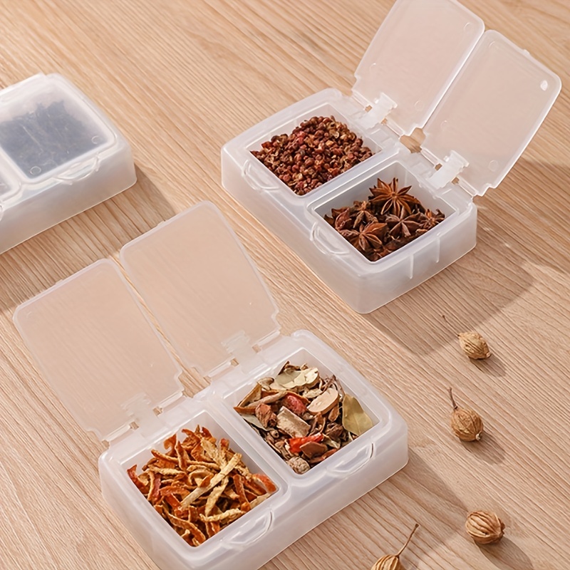 Transparent Spice Storage Box Clear Plastic Spice Storage - Temu