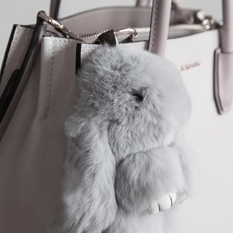 Faux Fur Bag - White/rabbit - Kids