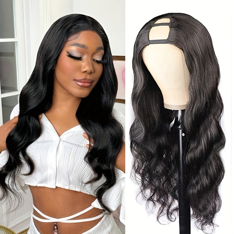 Body Wave U Part Human Hair Wigs U Part Human Hair Wigs Temu