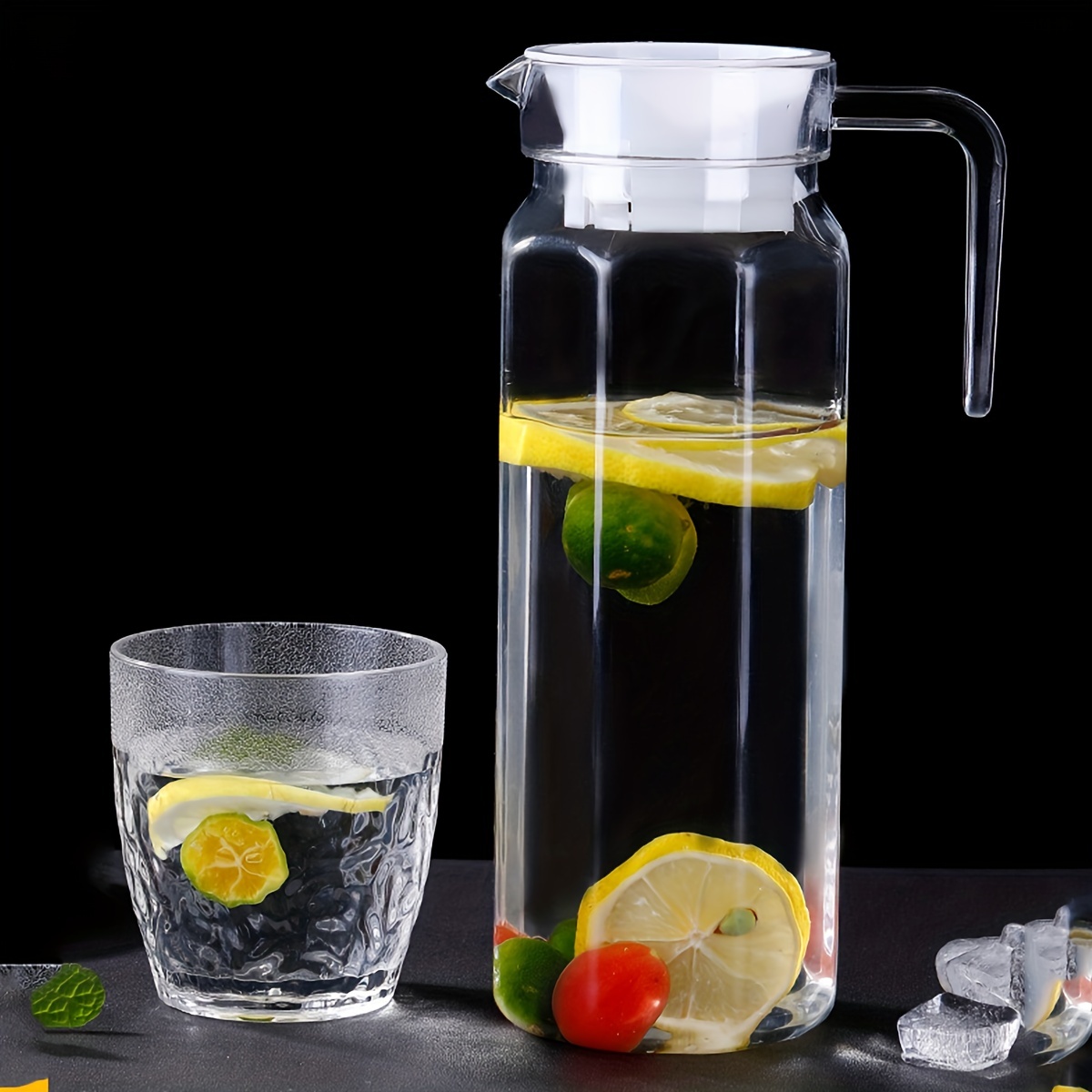 1pc 67OZ Pitcher With Lid - Beverage Serveware And Storage Container For Hot  Liquids Or Cold Drinks. Fridge Pitcher, Juice Container, Water Jug, Iced  Tea Pitcher Or Milk Pitcher