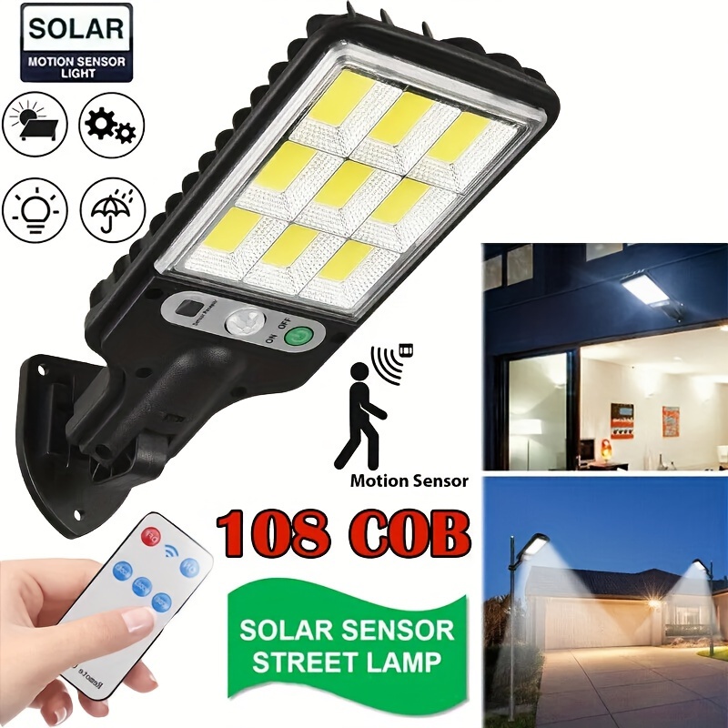 Pack 3 Focos Solares Led Exterior Luz Led Sensor Movimiento