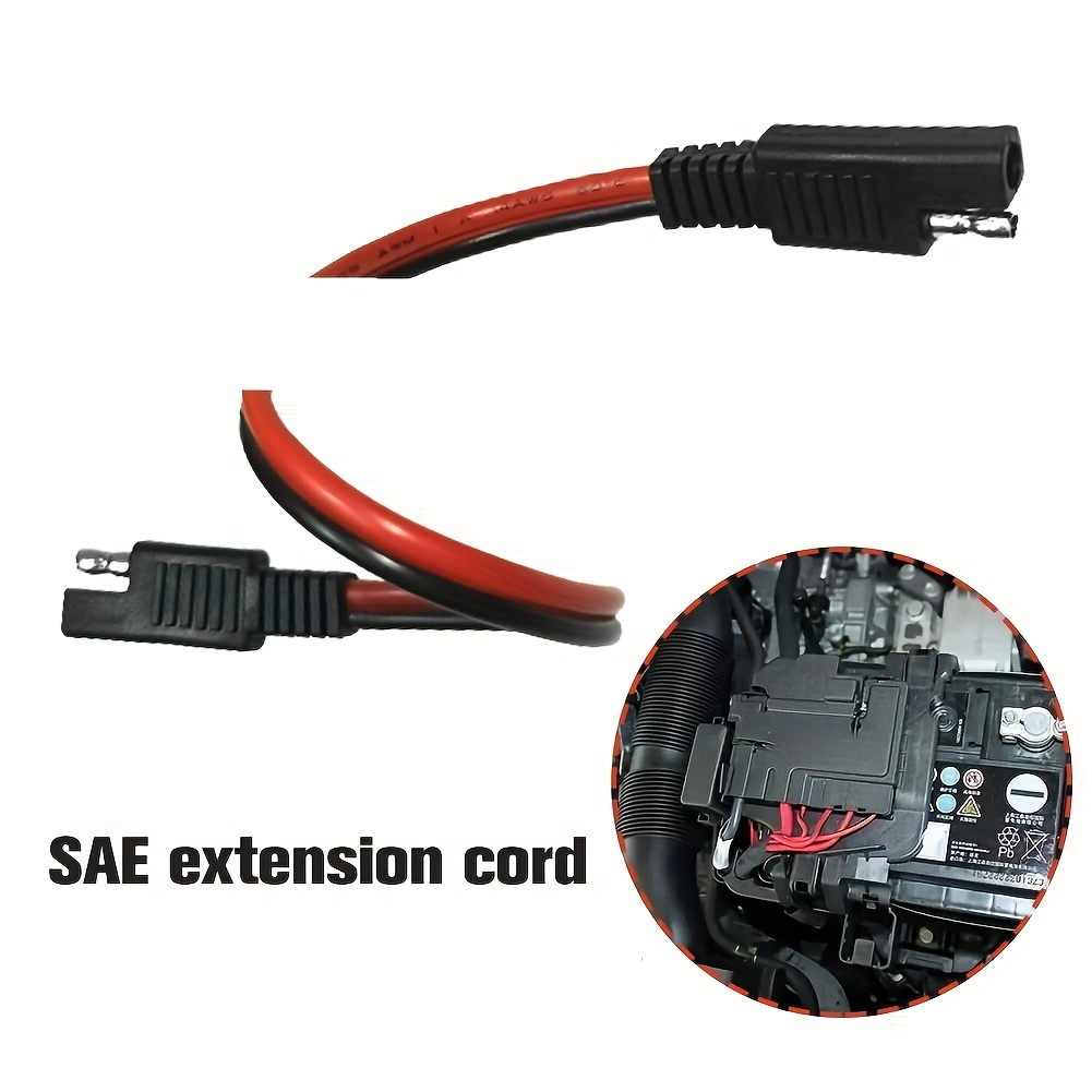 1 PC, Câble D'extension SAE, Câble De Connexion De Batterie, Prise