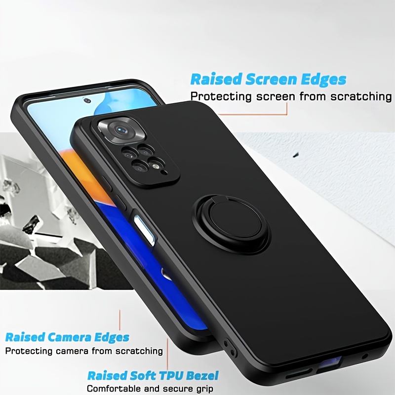 For Xiaomi 13T Redmi Note 11 9s Pro Mi 11T 10T Liquid Silicone Soft Case  Cover