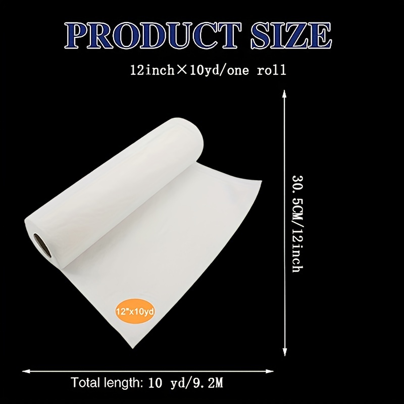 New brothread Light Weight Wash Away-Water Soluble Machine Embroidery  Stabilizer Backing 10x10yd roll 