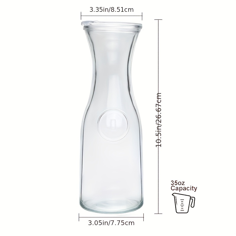 35 oz. Reusable Plastic Carafe with Lid