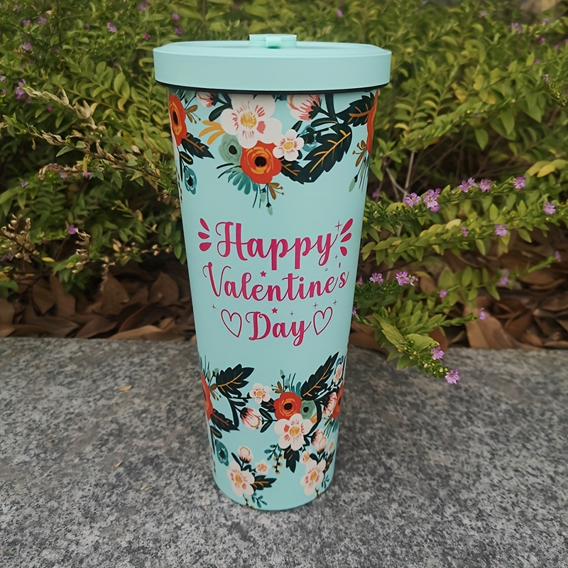 30oz Stainless Steel Vacuum Insulated Cup with Straw