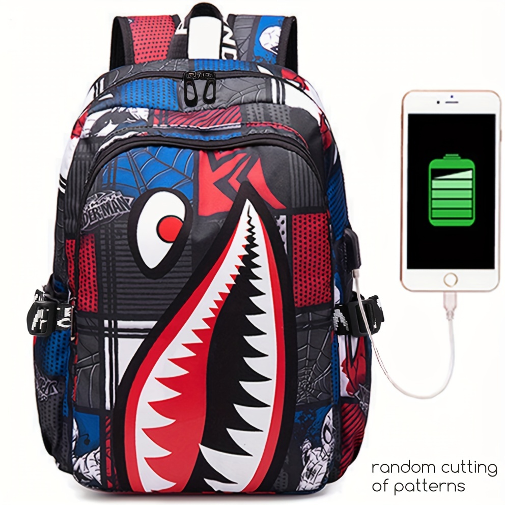 supreme shark backpack