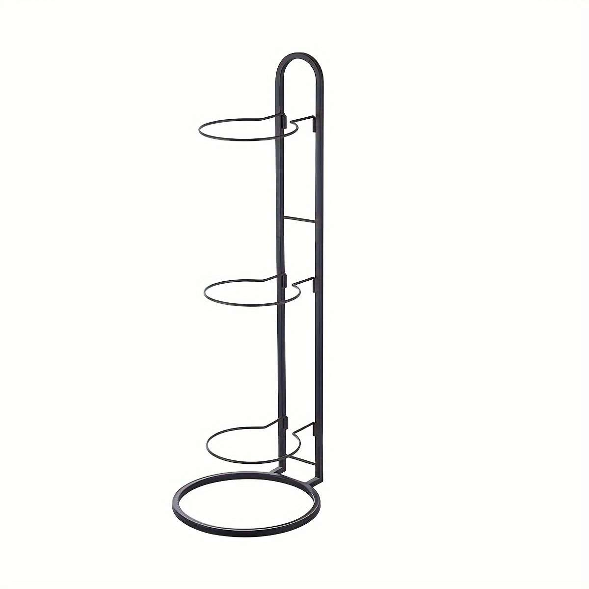3-Layer Ball Storage Rack Carbon Steel Basketball Display Stand
