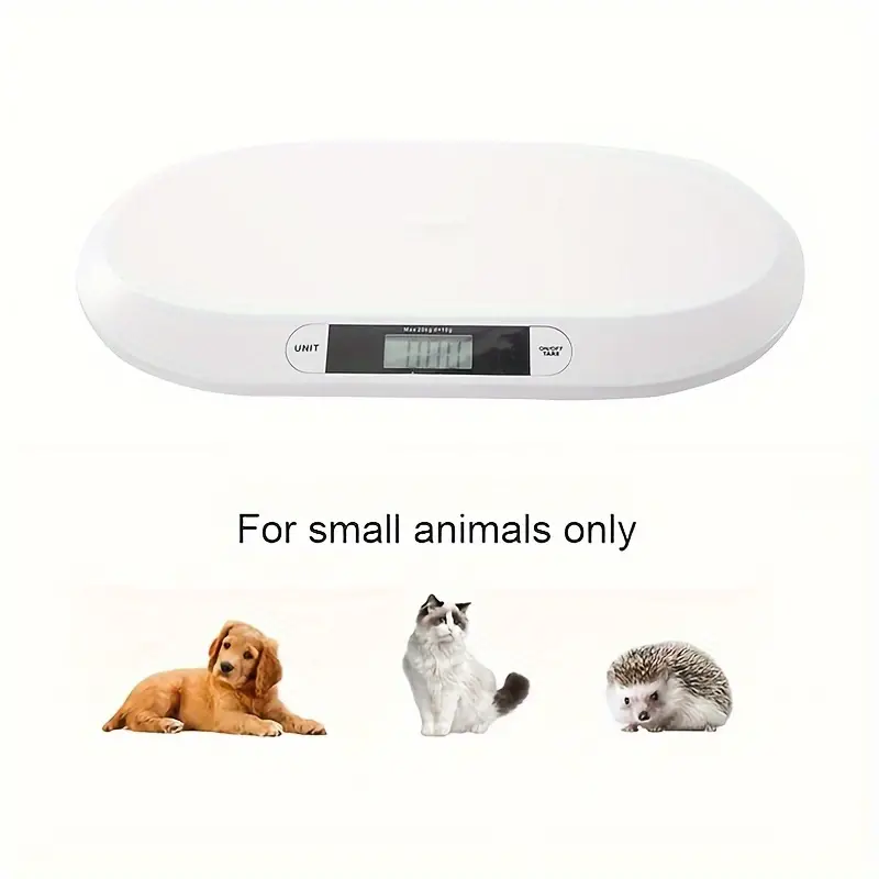 Digital Pet Weighing Scale, Non-slip Plastic Digital Pet Weight