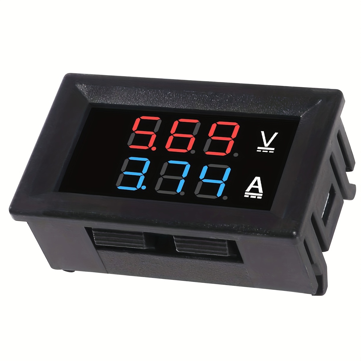 VOLTIMETRO; AMPERIMETRO DIGITAL; DC 100V 10A; DISPLAY ROJO/AZUL