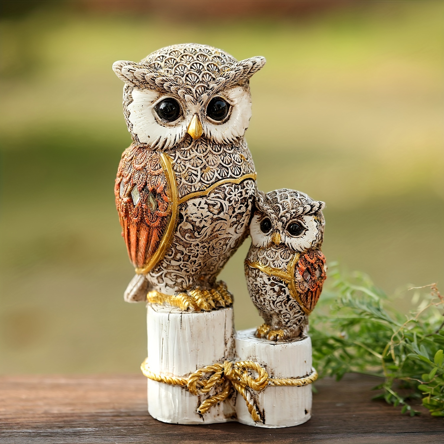Owl Solar Light with Solar LED Panel Owl Waterproof Outdoor Decor Solar  Powered Path Lawn Yard Home Garden Lamps Statues on OnBuy