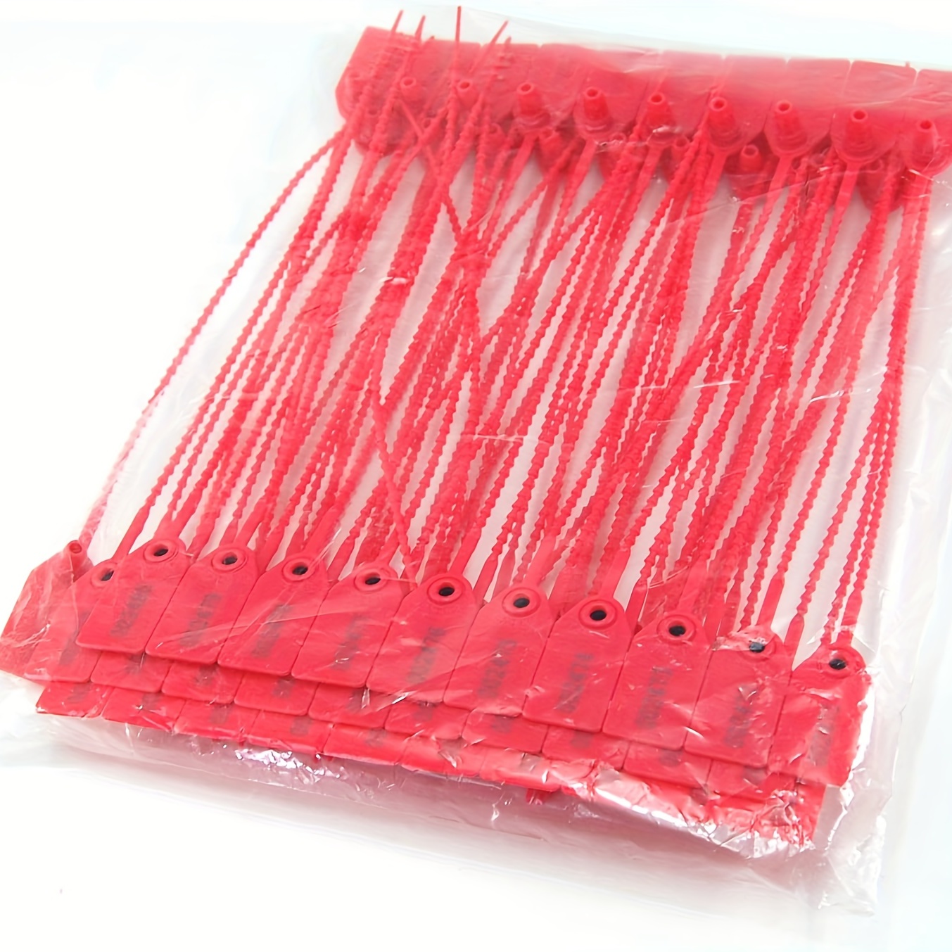 Plastic Tamper Evident Seals Fire Extinguisher Numbered Zip Temu New