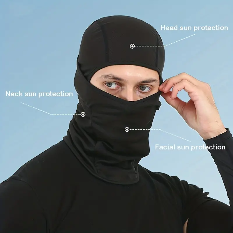 1pc Breathable Balaclava Sun Protection Ski Mask Suitable For