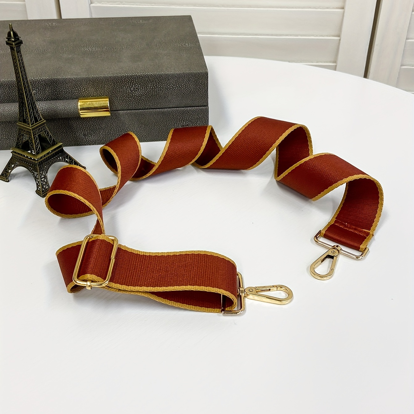 Colorblock Adjustable Bag Strap for Shoulder Bags