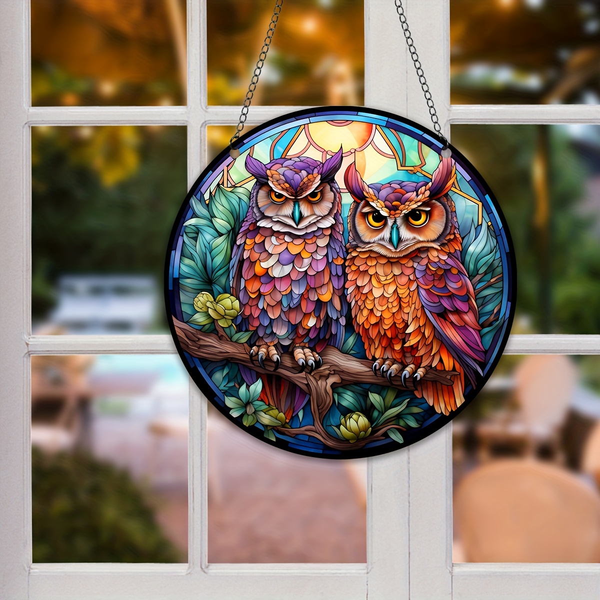 Owls Suncatcher For Window Whimsigoth Home Decor Perfect - Temu