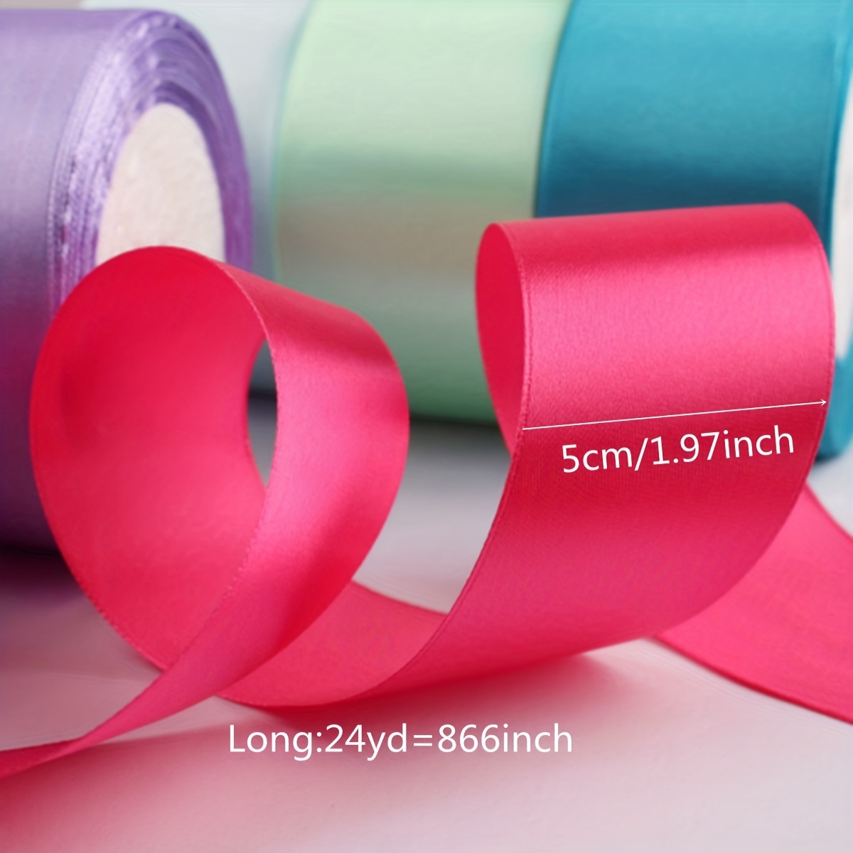 24 Yards Width Long Satin Ribbon Ribbon Silk Ribbon Weaving Ribbon Cloth  Ribbon Satin Ribbon Hook Hat Braiding Knot Wedding Cake Gift Packaging Diy  - Temu Philippines