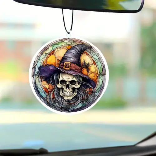 Screaming Skull Halloween Funny Car Aromathérapie Parfum