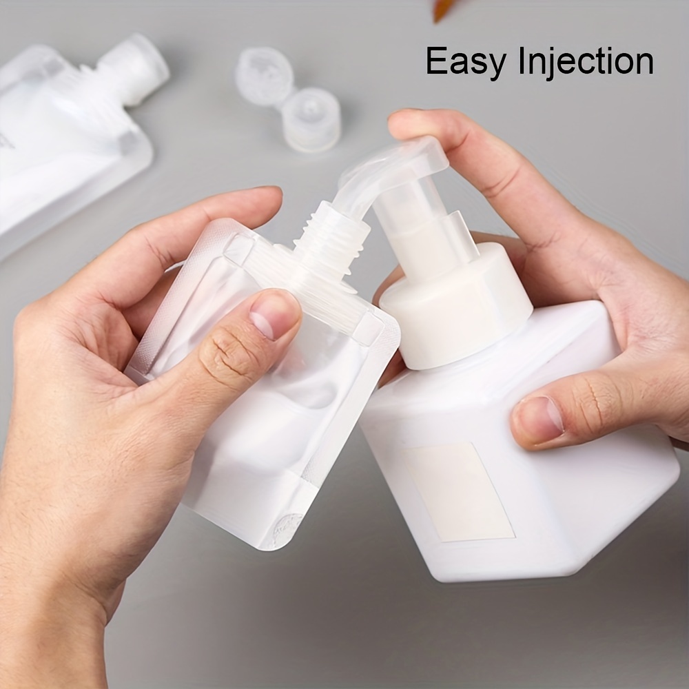 Travel Bottles Set With Storage Bag Leak Proof Refillable - Temu