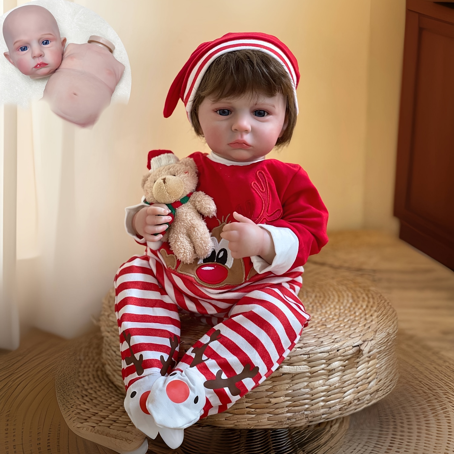 Handmade Soft Silicone Reborn Boy Baby Doll Toy Realistic - Temu Canada