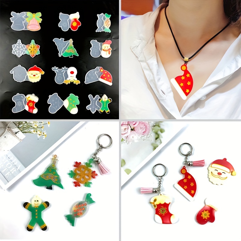 Christmas Dangle Earring Molds