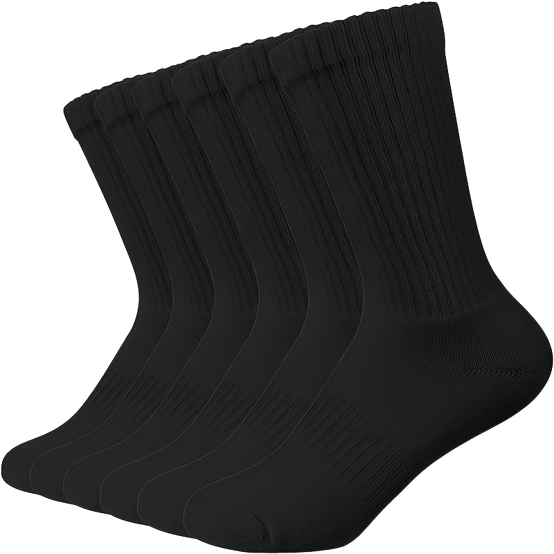 Men's 100% Cotton Breathable Thick Sports Socks - Temu