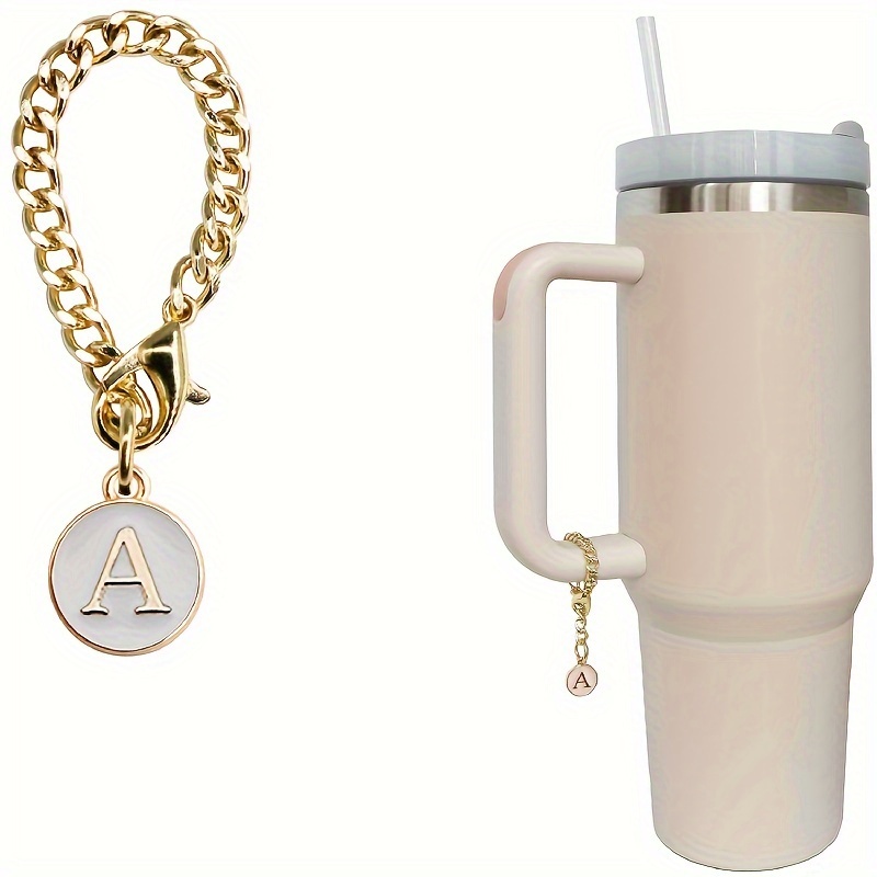 Cup Charms Accessories For Tumbler Handle, Letter Pendant For Water Bottle  Decoration - Temu