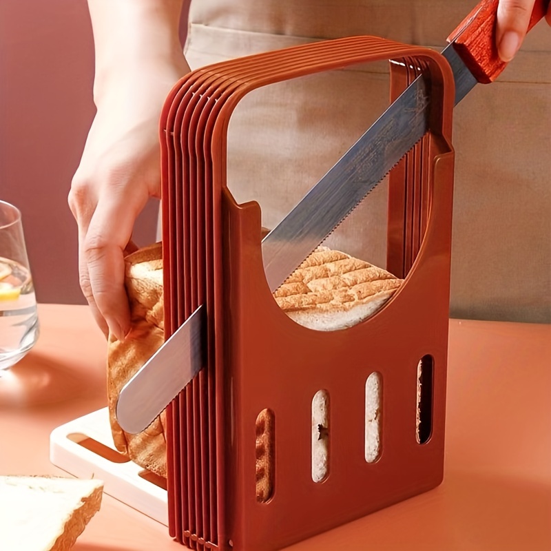 Bread Slicer Homemade Bread Loaf Cutter Tool Foldable - Temu United Arab  Emirates