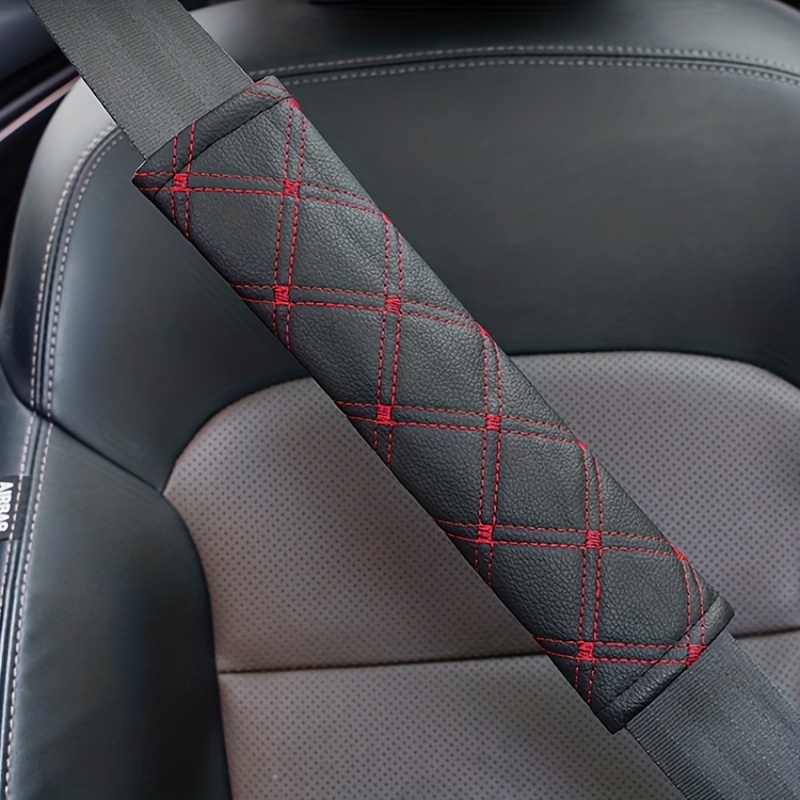 2 almohadillas para cinturón de seguridad de automóvil, funda para cinturón  de seguridad, almohadilla para cinturón de seguridad para adultos y niños
