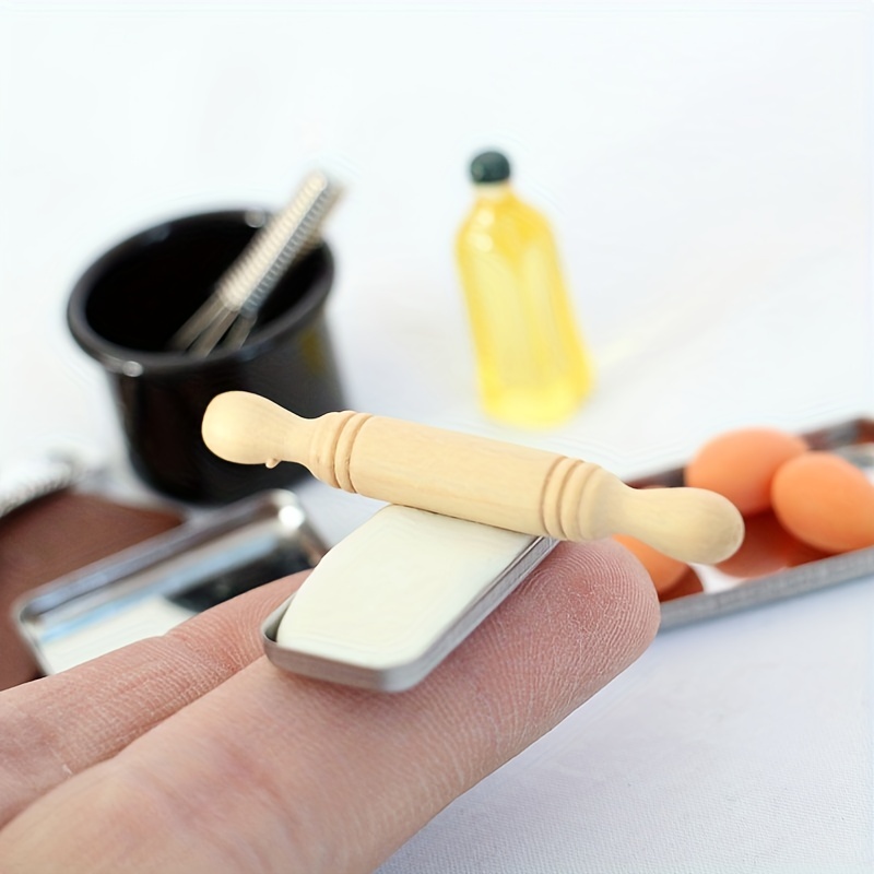 Mini Baking Tool Set - Perfect For 1:6 Dollhouse Pretend Play And Photo  Props! - Temu