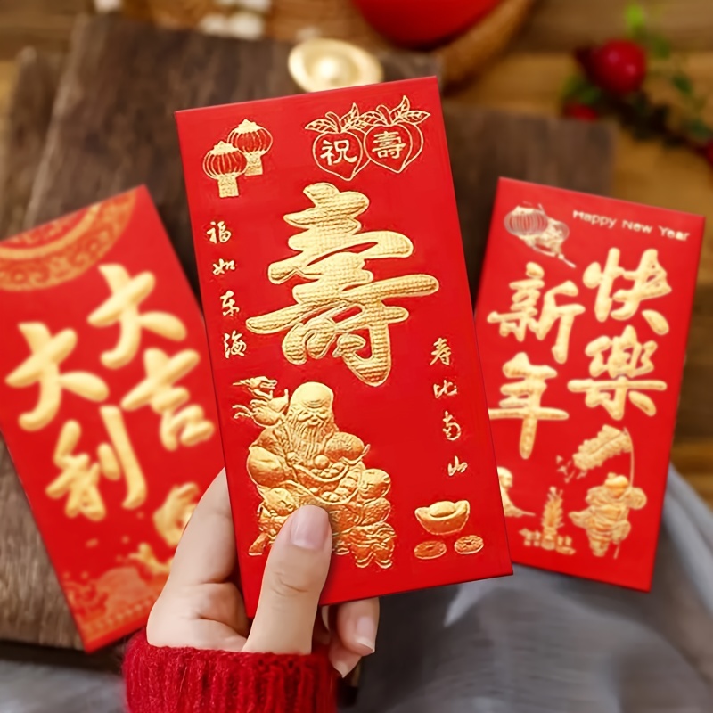 Lucky Money Red Envelopes Universal Red Pocket Envelope Gift