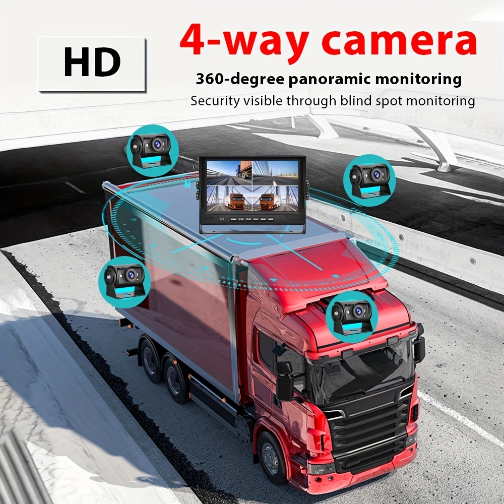 360 Truck Camera System  Truck 4 Way Camera System
