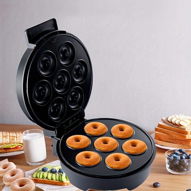 Mini Donut Maker Machine, Electric Non Stick Doughnut Maker, Toaster Donut  Machine for Home Snacks Dessert with Non Slip Feet, Breakfast Maker, Baking