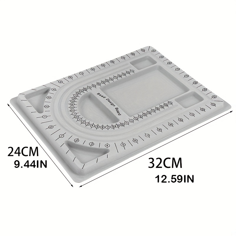 Diy Beaded Tool Beaded Measuring Plate Bead Design Board U Temu