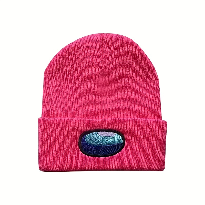 Space Werewolf Killing Embroidery Knitted Hat Autumn Winter Warm Woolen Hat