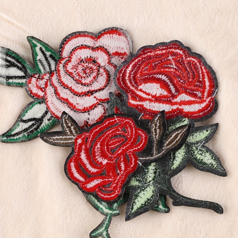 Vibrant Flower Iron on Patches For Clothes Diy Decorative - Temu